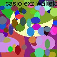 casio exz wallet5